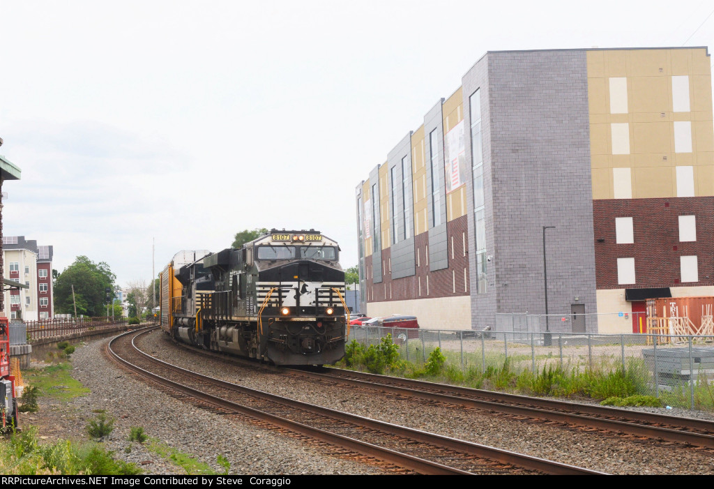 NS 11N passes the self storage facility